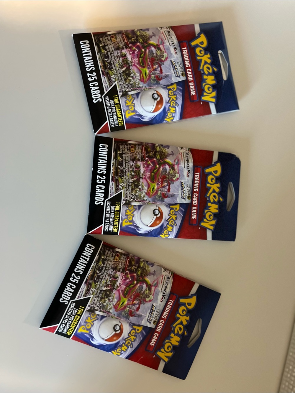 Pokemon Booster Packs - Red, Blue, Black